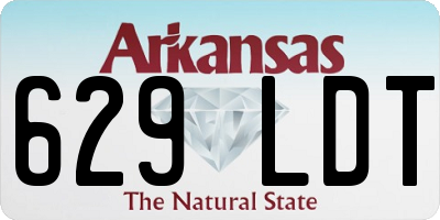 AR license plate 629LDT