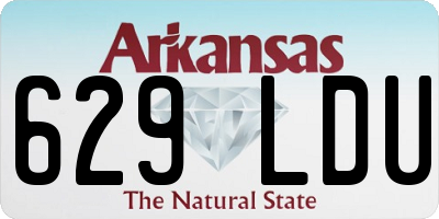 AR license plate 629LDU