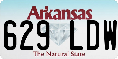 AR license plate 629LDW