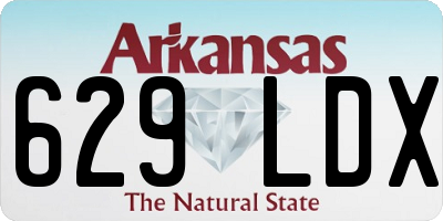 AR license plate 629LDX