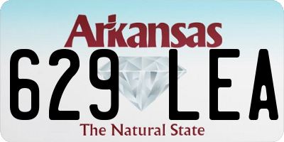 AR license plate 629LEA