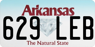 AR license plate 629LEB