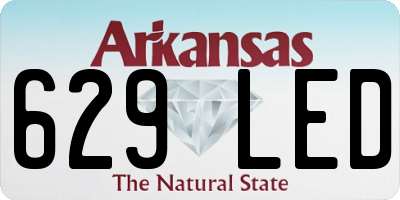 AR license plate 629LED