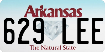 AR license plate 629LEE