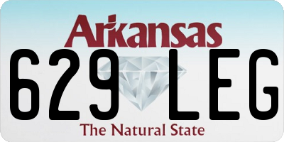 AR license plate 629LEG