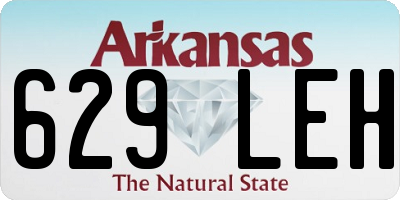AR license plate 629LEH