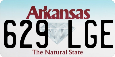 AR license plate 629LGE