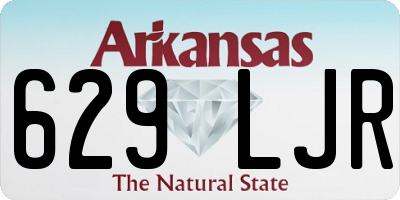 AR license plate 629LJR