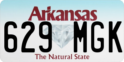 AR license plate 629MGK