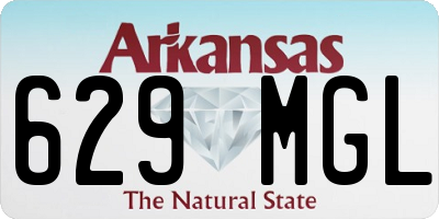 AR license plate 629MGL