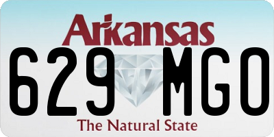 AR license plate 629MGO