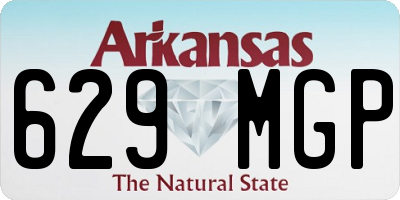 AR license plate 629MGP