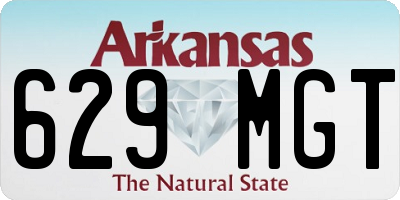AR license plate 629MGT