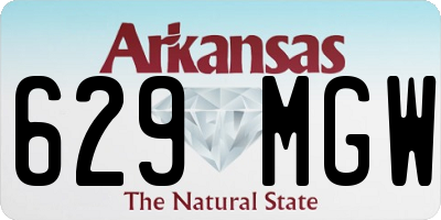AR license plate 629MGW