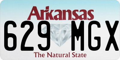 AR license plate 629MGX