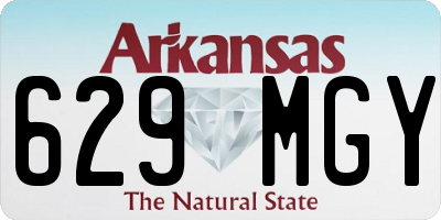 AR license plate 629MGY