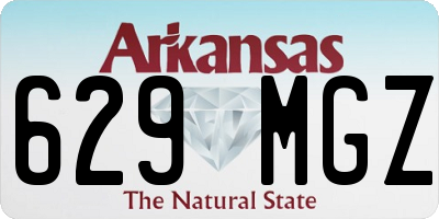 AR license plate 629MGZ