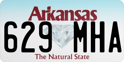 AR license plate 629MHA