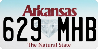 AR license plate 629MHB