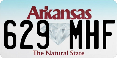AR license plate 629MHF