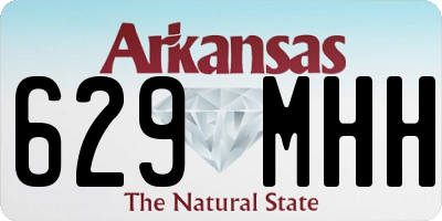 AR license plate 629MHH