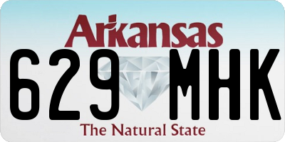 AR license plate 629MHK
