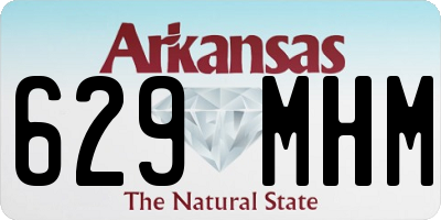 AR license plate 629MHM