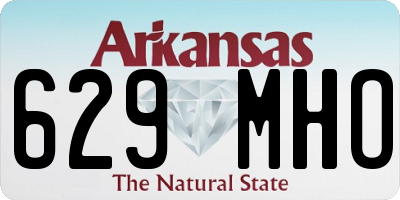 AR license plate 629MHO