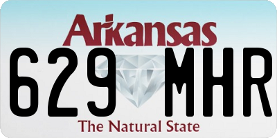 AR license plate 629MHR