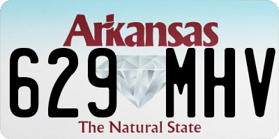 AR license plate 629MHV