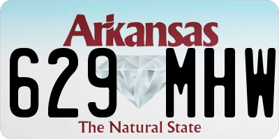 AR license plate 629MHW
