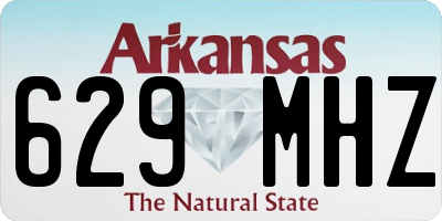AR license plate 629MHZ
