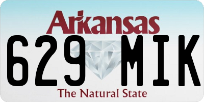 AR license plate 629MIK