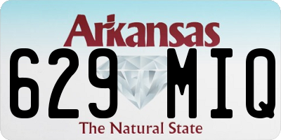 AR license plate 629MIQ