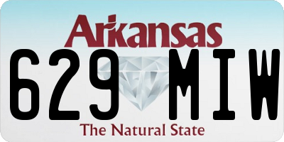 AR license plate 629MIW
