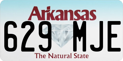 AR license plate 629MJE