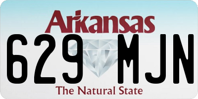 AR license plate 629MJN