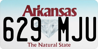 AR license plate 629MJU