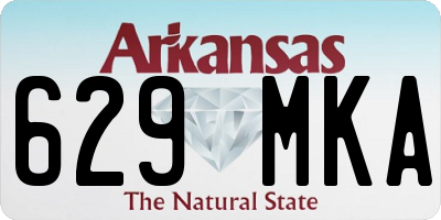 AR license plate 629MKA
