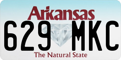 AR license plate 629MKC