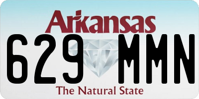 AR license plate 629MMN