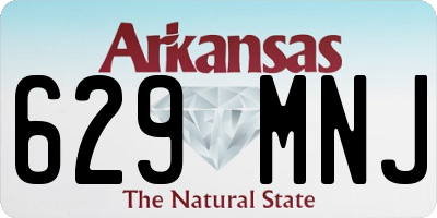 AR license plate 629MNJ
