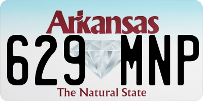 AR license plate 629MNP