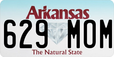 AR license plate 629MOM