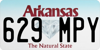 AR license plate 629MPY