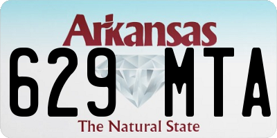 AR license plate 629MTA