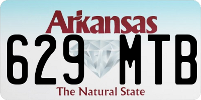 AR license plate 629MTB