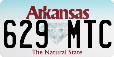 AR license plate 629MTC