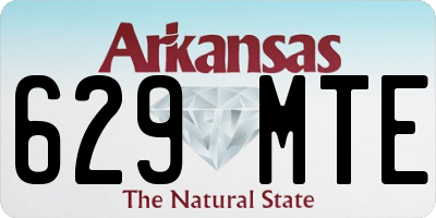 AR license plate 629MTE