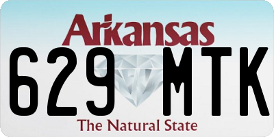 AR license plate 629MTK
